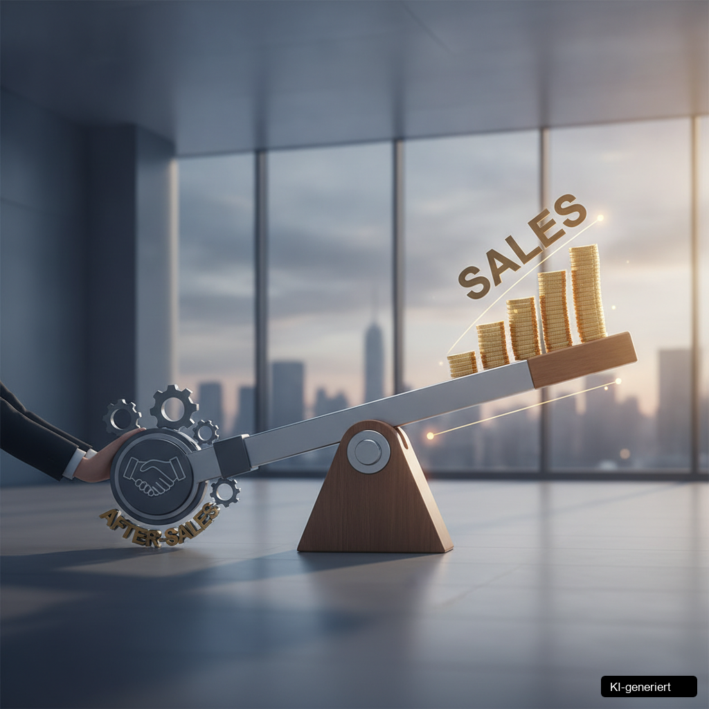 After-Sales Umsatzhebel optimieren: Ein Diagramm zur Steigerung des Customer Lifetime Value.