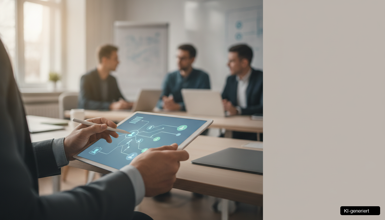 Grafik zur First-Party-Daten Leadgenerierung, die den Prozess der Datenerfassung und -nutzung darstellt.