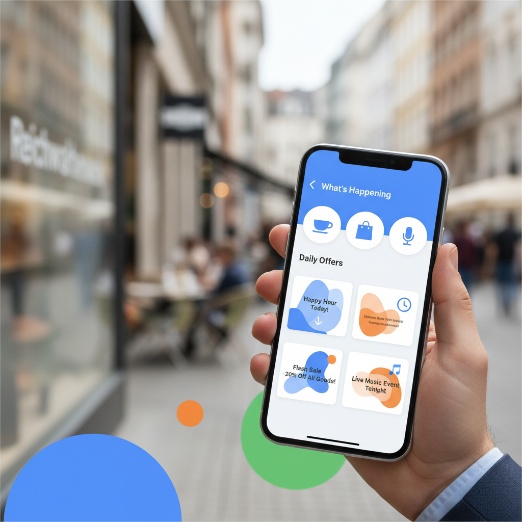 Google "What's Happening": Wie lokale Betriebe mit tagesaktuellen Aktionen mehr Laufkundschaft gewinnen
