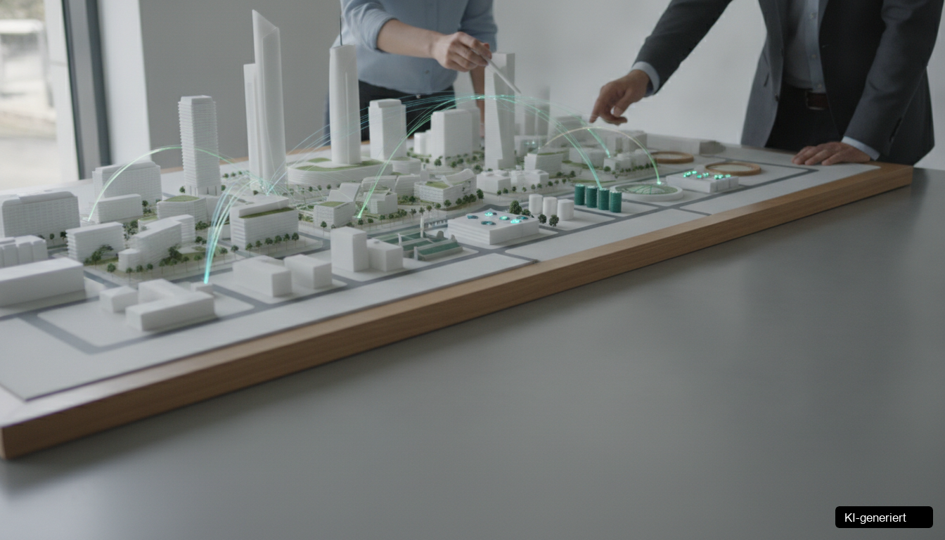 Moderne Datenzentren-Immobilie mit komplexer Infrastruktur für zukunftssicheres Immobilien Investment 2026