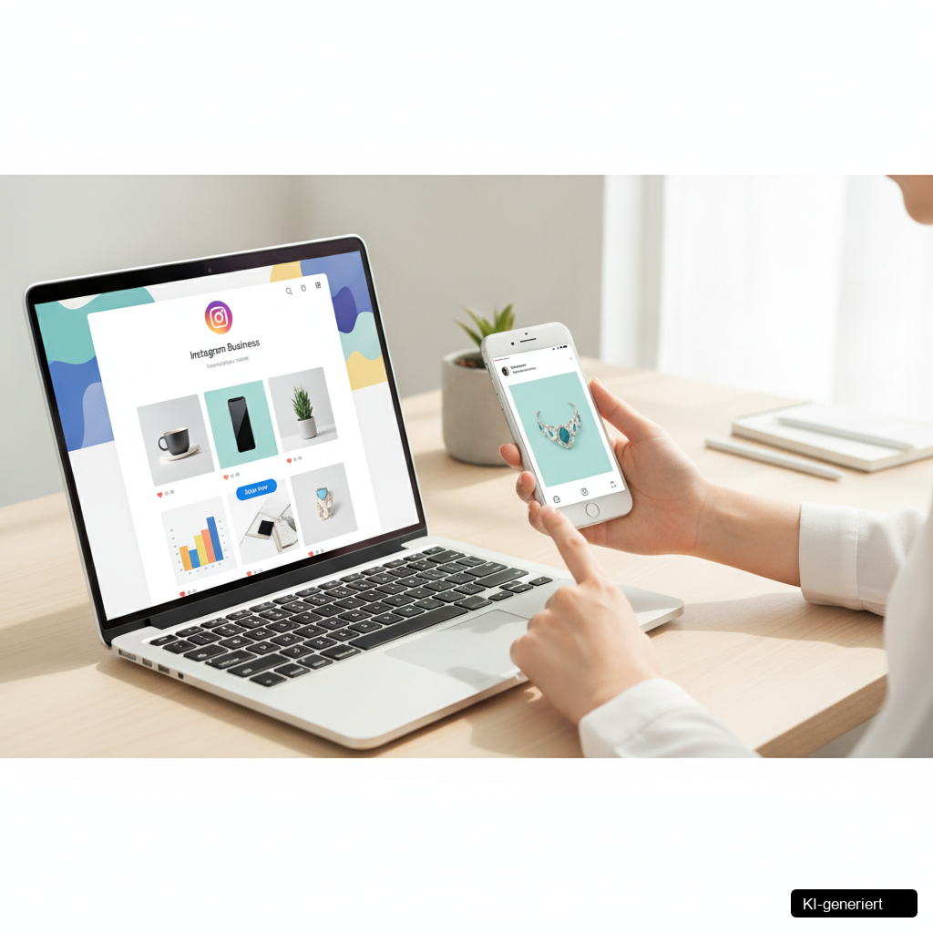 Ein Smartphone zeigt Instagram Guides, die Content Marketing für Unternehmen in der Steiermark optimieren.