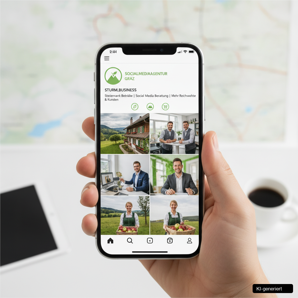 Instagram Profil für Betriebe: In 5 Sekunden überzeugen – Dein Leitfaden für die Steiermark