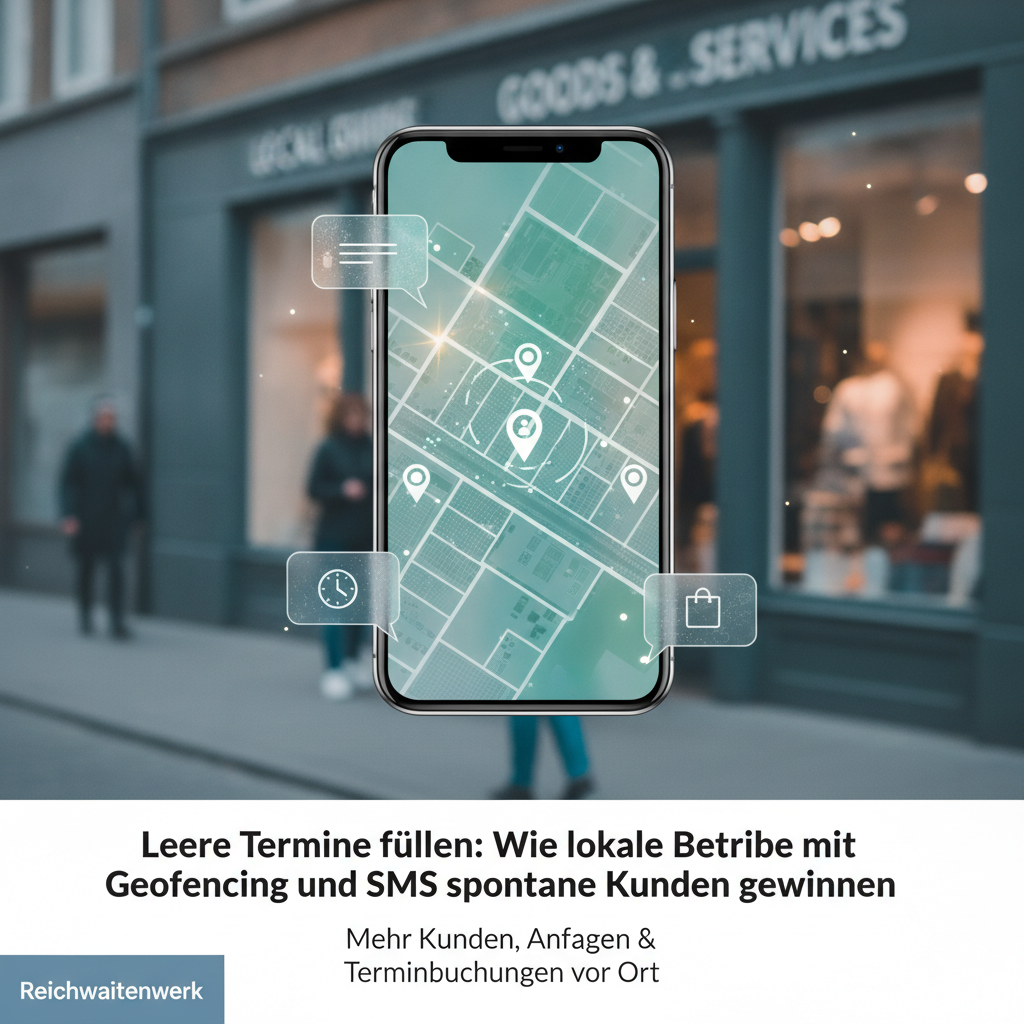 Leere Termine füllen: Wie lokale Betriebe mit Geofencing und SMS spontane Kunden gewinnen