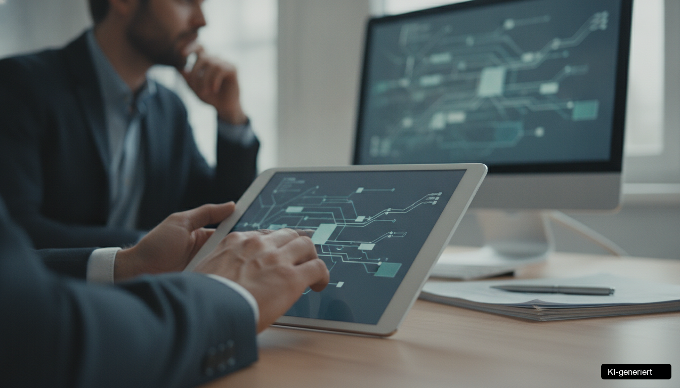 Diagramm einer Meta AI Ad-Account Analyse, die Optimierungspotenziale im Performance Marketing aufzeigt.