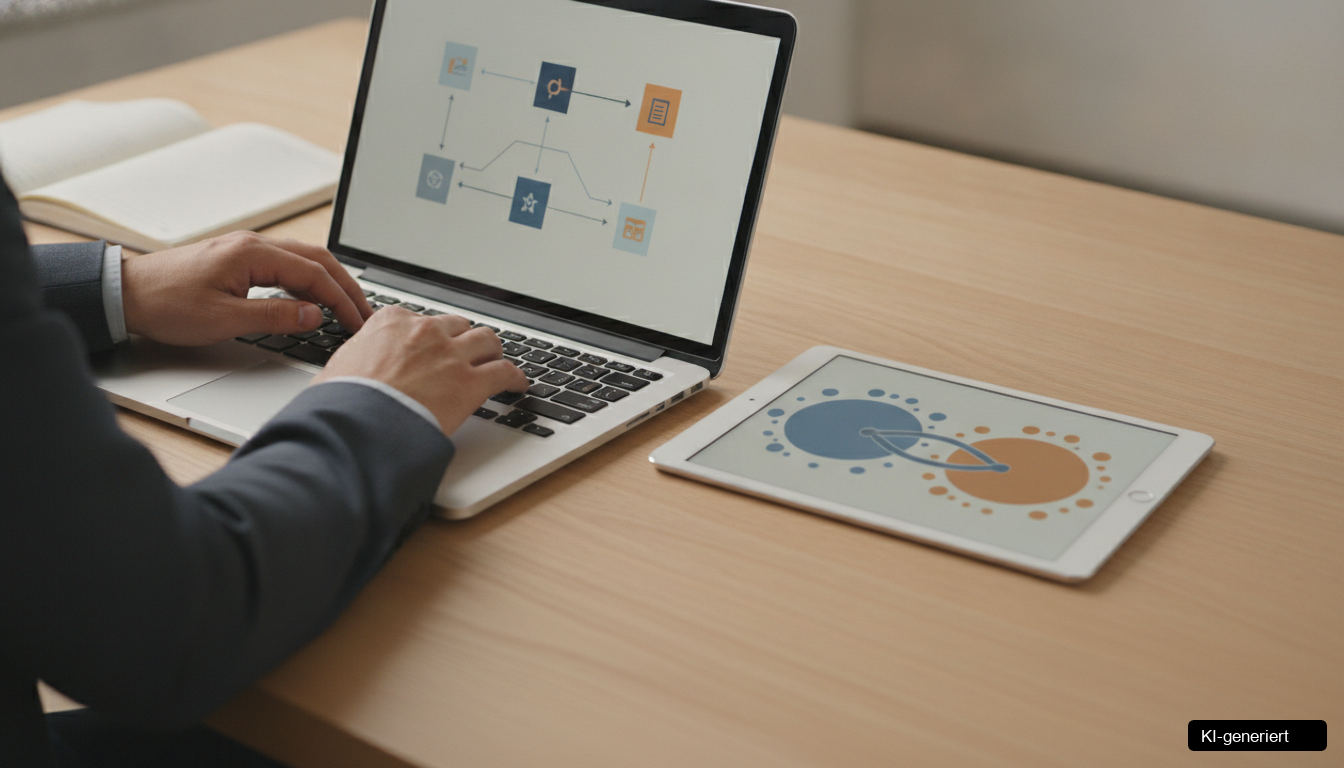 Grafik zeigt das Zusammenspiel von Meta Lead Ads Conversion Setup, CAPI und CRM-Integration für qualifizierte B2B Leads