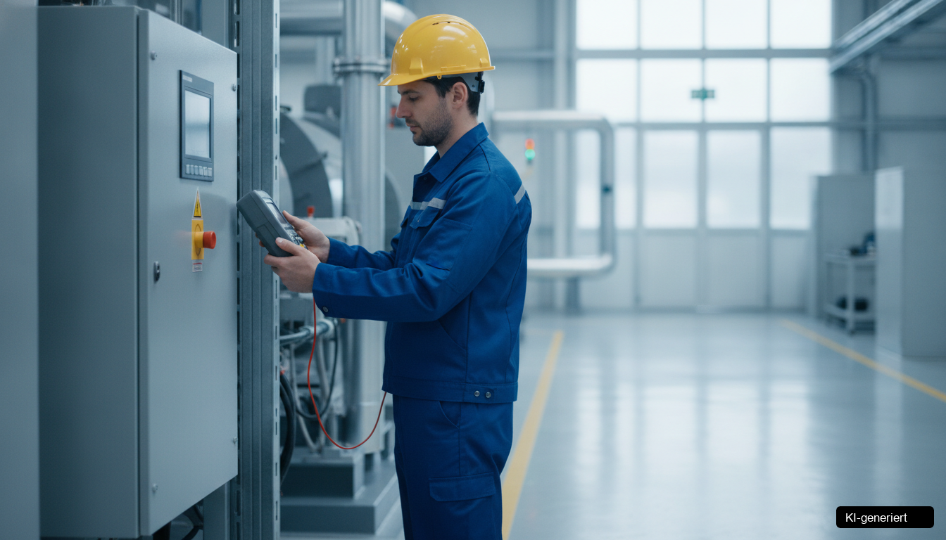 Grafik zeigt Datenanalyse und Optimierung im systematischen Energiemanagement Betrieb zur Effizienzsteigerung.